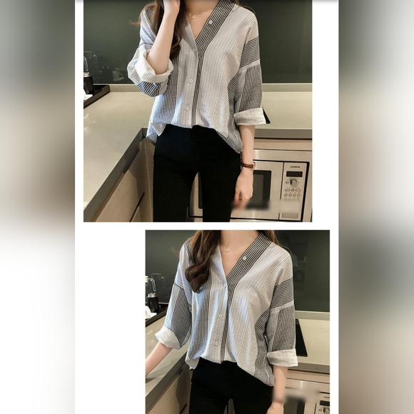 Button down blouse - Picture 3 of 11